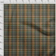thumbnail image 3 of oneOone Cotton Silk Beige Fabric Madras Check Diy Clothing Quilting Fabric Print Fabric By Yard 42 Inches Wide, 3 of 4