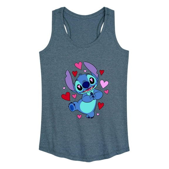 Lilo & Stitch - Heart Eyes Stitch - Women's Racerback Tank Top