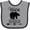 Heather and Black, variant on Inktastic Nicu Grad Boys Native Arrow Bear Boys Baby Bib