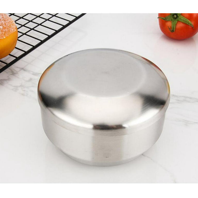 Round Korean Stainless Steel Food Container