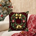 thumbnail image 4 of YIKA Santa Claus Christmas Tree Pillowcase Christmas Pillow Cover Festival Decoration Sofa Decoration Linen Pillow C, 4 of 6