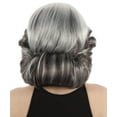 thumbnail image 3 of HPO Adult Women’s Animated Cartoon Musical Movie Abuela Wig | Black with white Streaks Color | Perfect for your Halloween & Cosplay Party!, 3 of 5