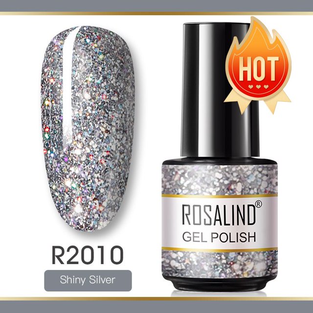 ROSALIND Gel polaco 7ML Color Gel esmalte de uñas para manicura Soak Off Gel barnices Base superior mate capa semipermanente esmalte de uñas Tan Jianjun unisex