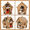 Snowman, variant on Christmas 3D Wooden House Diamond Painting Kit, DIY Holiday Village Craft Art Set with Beaded Decoration for Christmas Tree Hanging Ornament, Tabletop Display and Seasonal Home Decor (Santa)
