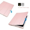 thumbnail image 6 of Mosiso Slim Fit Frosted Case for iPad 10.2" 7th Generation 2019 Released, PU Leather Smart Stand Cover Auto Sleep Wake Protective Case for Apple iPad 10.2 Inch (A2197/A2198/A2200), Rose Gold, 6 of 7