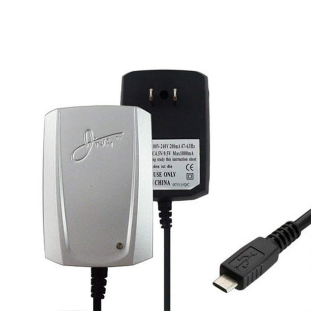 Heavy Duty 5 Ft Long Strong Home Wall Charger For Zte Blade V9 V Plus Force Black Walmart Com Walmart Com