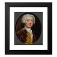 thumbnail image 2 of Christian Friedrich Zincke 12x14 Black Modern Framed Museum Art Print Titled - Portrait of William Gore (circa 1752), 2 of 5