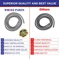 thumbnail image 6 of Whole Parts Range Oven Door Seal Gasket (Including 21 Mounting Clips) Part# MFZ64539501 - Replacement & Compatible with Some LG Ranges or Ovens, 6 of 6