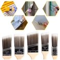 thumbnail image 4 of Juego de 5 pinceles Rawiri, pinceles planos de 25,4/38/52/52/63,5 mm, pinceles de cerdas con mango de madera adecuados para paredes, muebles, contraventanas, pintura, 4 of 8
