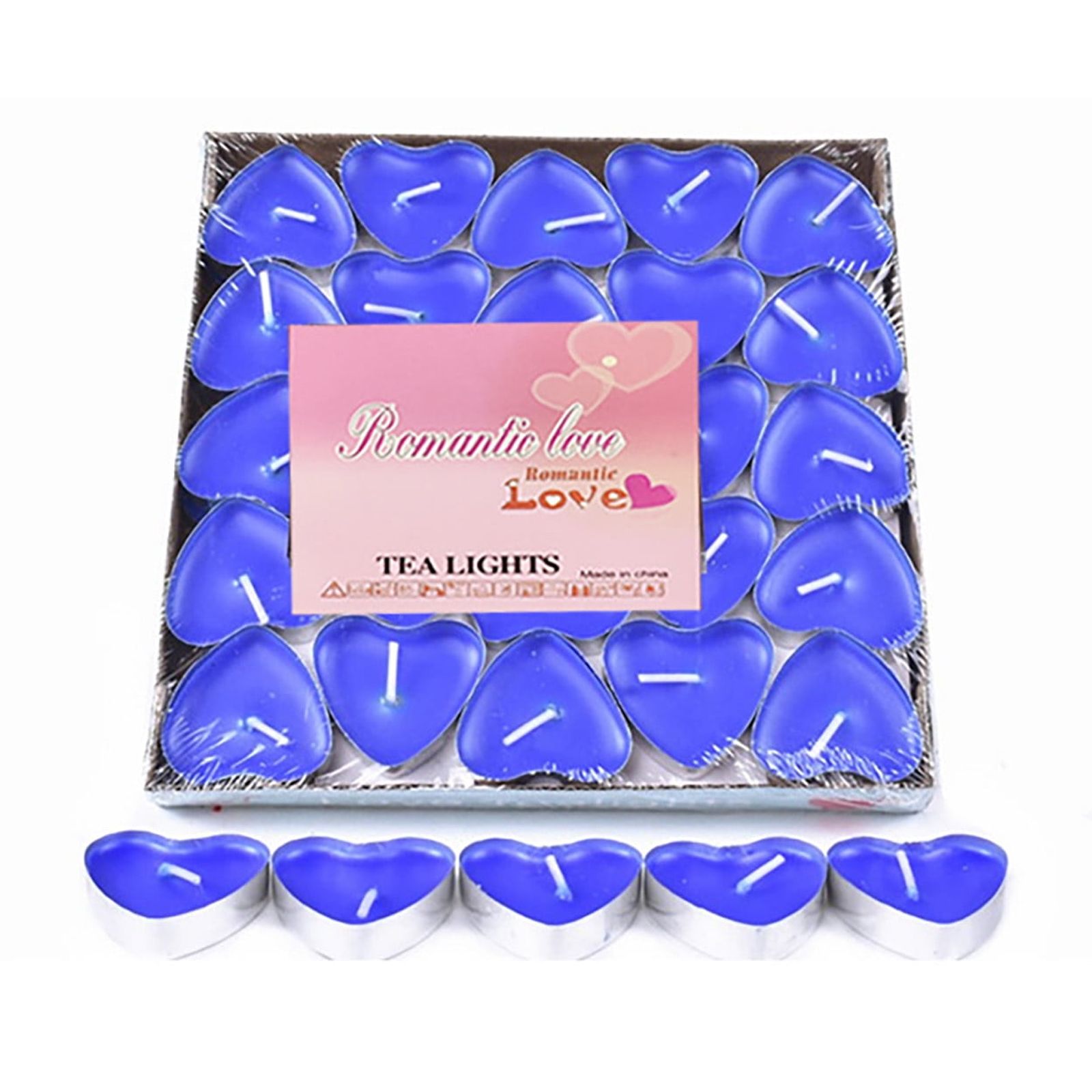 Lot De 9 Bougies Chauffe-plat En Forme De Cœur - Pour Noël, Fêtes, Décoration Chaleureuse, Longue Durée