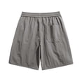 thumbnail image 6 of Big & Tall Men's Athletic Shorts Quick Dry 9"/10" Inseam Casual Short Pants Performance Lightweight Outdoor Training Workout Shorts with Pockets, Elastic Waist Drawstring, 6 of 9