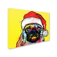 thumbnail image 2 of Trademark Fine Art 'Pug Christmas Edition' Canvas Art by Dean Russo, 2 of 3