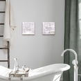 thumbnail image 4 of Great Art Now Textured Sentiment Bath by Lee C 2 Piece Canvas Art Set Each 14W x 14H, 4 of 4