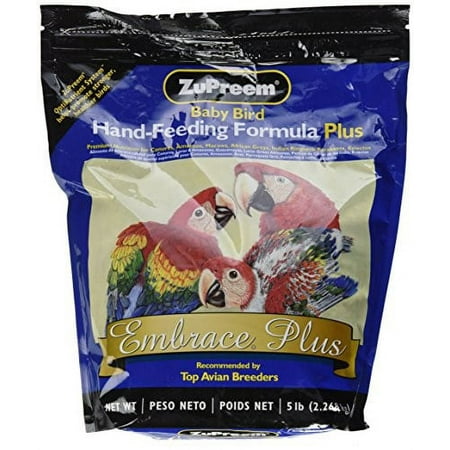 ZuPreem Embrace Plus Baby Bird Hand Feeding Formula, 5-Lb