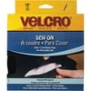 Velcro Sew-On Tape, 15 ft x 1.5"