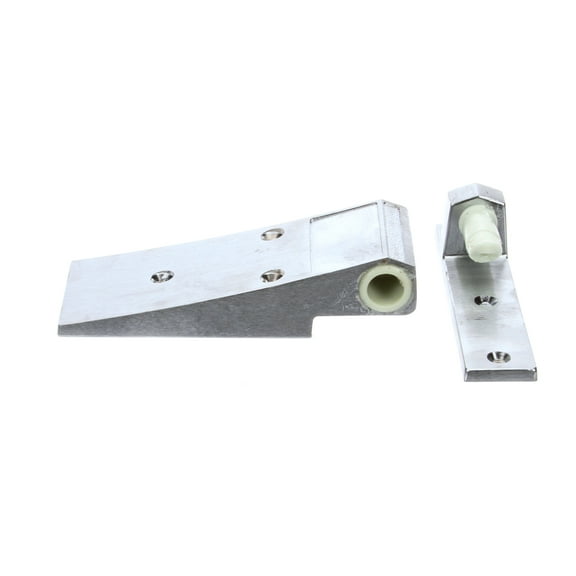 Kason Hinge Brushed Chrome Textured 1256-000004 - Genuine OEM Replacement Part