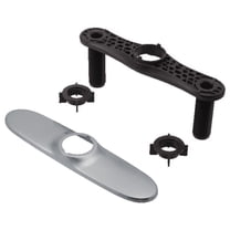 Delta Essa Escutcheon w/ Baseplate & Nuts in Arctic Stainless