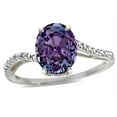 thumbnail image 2 of Star K� Big Stone Oval 10x8 Simulated Alexandrite Bypass solitaire engagement promise ring, 2 of 9