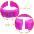 thumbnail image 3 of BESTYASH 100Ud Anillos Marcadores Para Pollos Y Plásticos De Ajuste, 3 of 7