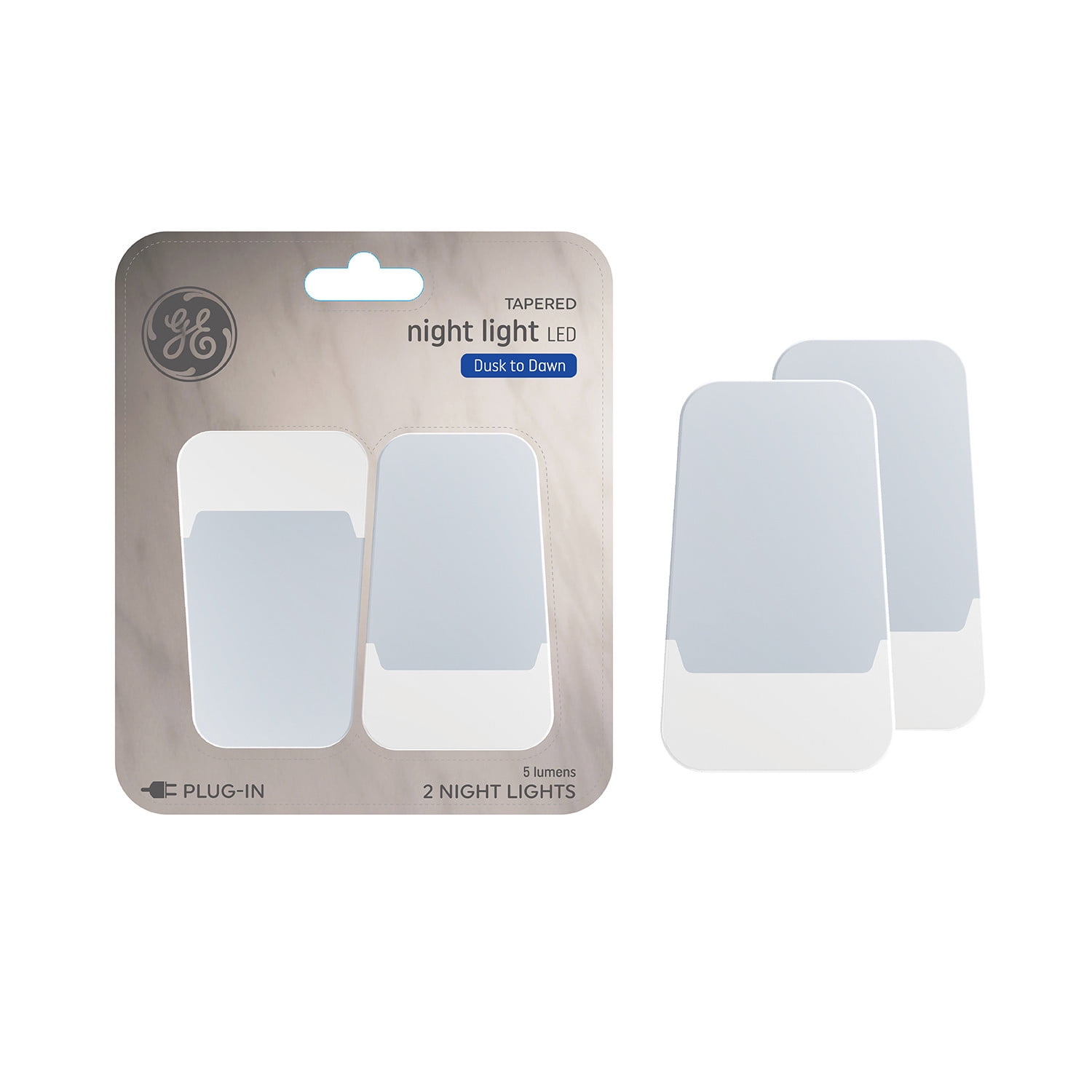Tapered Dusk to Dawn Night Light (2 Pack)