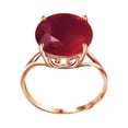 thumbnail image 1 of Galaxy Gold 14k Solid Gold Ring 12.0 mm Round Ruby (Rose-Gold, 9.5), 1 of 2