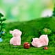 thumbnail image 4 of 24 figuras de cerdito en miniatura, micropaisajes, estatuas de cerdito., 4 of 8