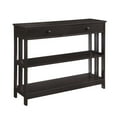 thumbnail image 4 of Convenience Concepts Mission Table Console à un Tiroir, Fini Bois Espresso, 4 of 5