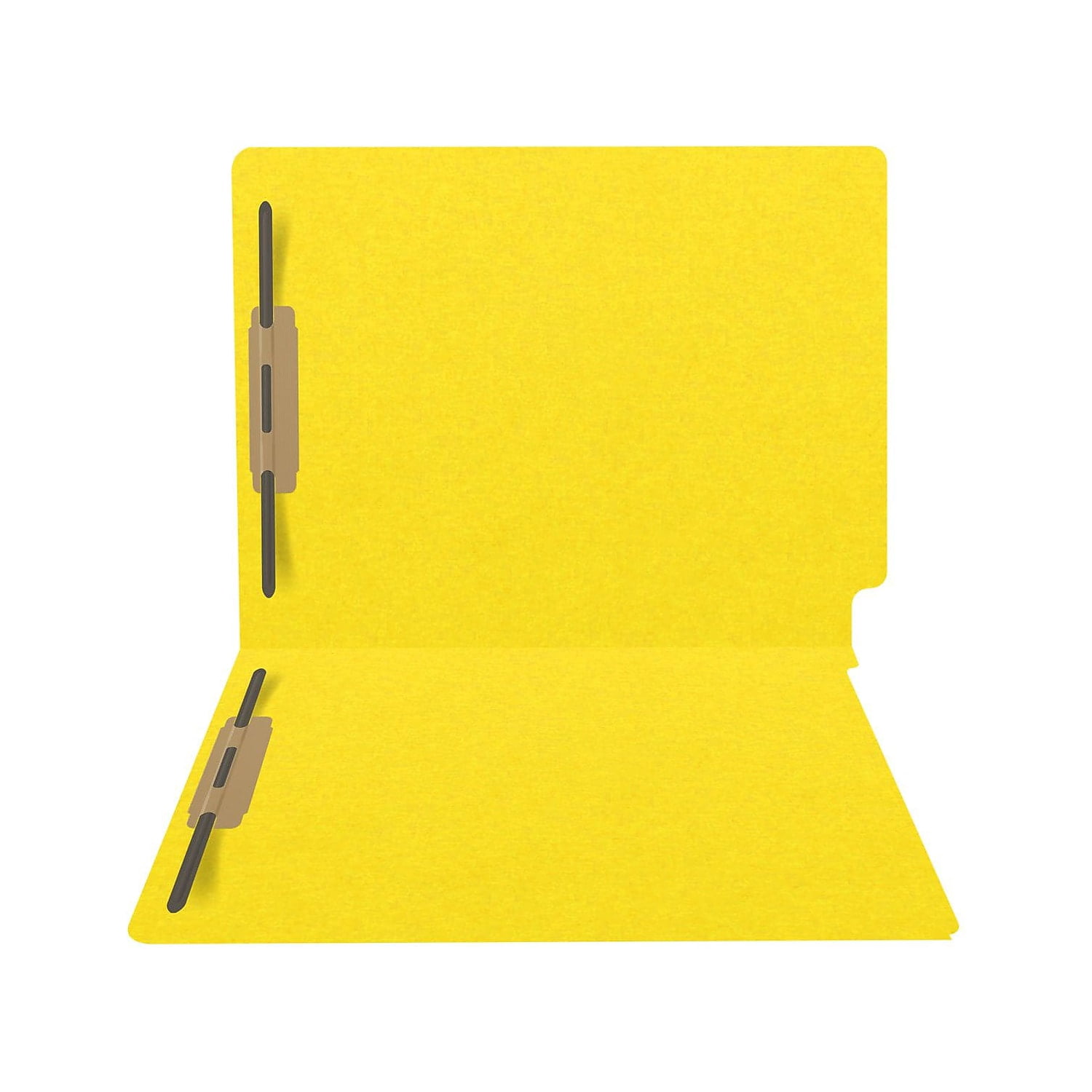 Medical Arts Press Heavy-Duty End Tab File Folder Straight Cut Letter-Size Yellow 40/Box