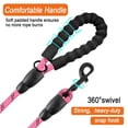 thumbnail image 2 of Correa para perros BARKBAY Heavy Duty para perros grandes de 1,5 m, color rosa, 2 of 9