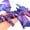 Laser Purple, variant on 3D Printed Winged Carriage Dragon Figurine With Random Eyes Art Deco Resin Dragon Sculpture, Tabletop Animal Theme Deco 1PC