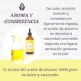 thumbnail image 3 of LilaLavanda &ndash; Aceite de S&eacute;samo Org&aacute;nico Prensado en Fr&iacute;o &ndash; Humectante Corporal y Facial &ndash; Ideal para Masaje y Aromaterapia &ndash; 11, 3 of 8