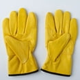 thumbnail image 1 of Milisten 1Par Guantes De Cuero Aislados Para Trabajo Con Antideslizante Y Resistente, 1 of 7