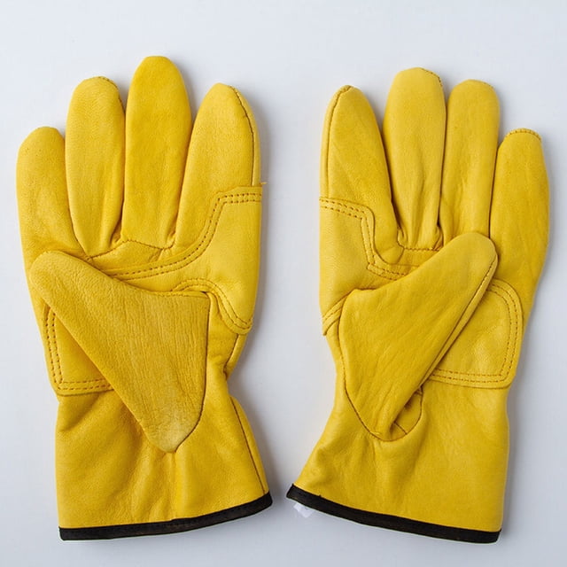 Milisten 1Par Guantes De Cuero Aislados Para Trabajo Con Antideslizante Y Resistente