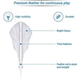 thumbnail image 3 of Hrazm Badminton Feather Shuttlecock , With Excellent Flight And Balance | White , Pack Of 10, 3 of 4