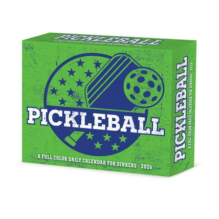 Pickleball 2026 Box Calendar, (Paperback)