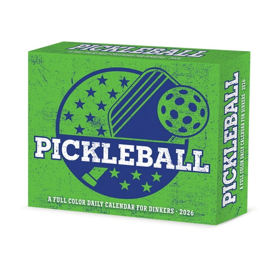 Pickleball 2026 Box Calendar, (Paperback)