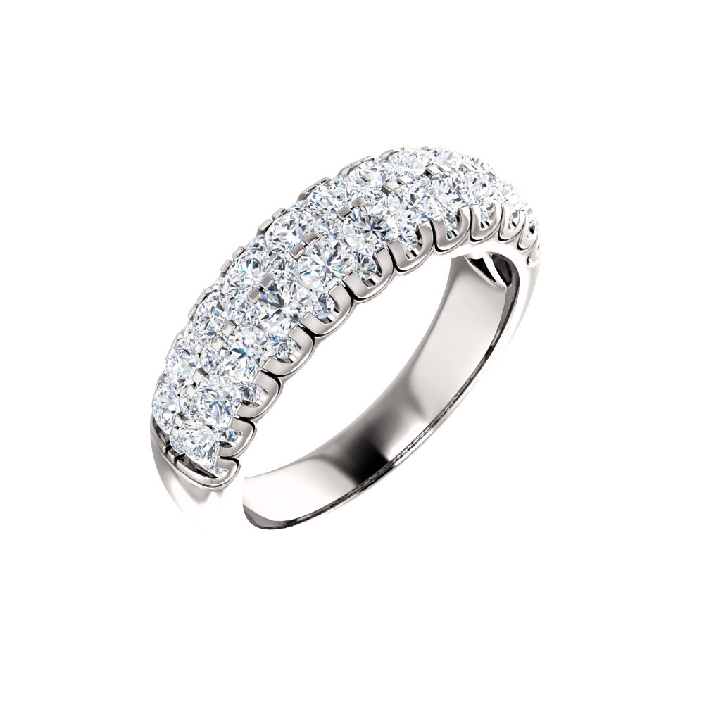 Diamond2Deal - 14K White Gold 1 1/2 Carat (cttw) Diamond Anniversary
