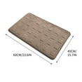 thumbnail image 3 of Bathroom Floor Mat Solid Color Sponge Absorbent Non Slip Bath Pad Thick Slow Door Mat For Bathroom Safety And Comfort Bath Mats For Bathroom, 3 of 6