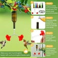 thumbnail image 7 of 3Pcs Bottle Stopper Double Fork Bird Feeder, Bird Friend Bird Feeder with Little Red Flower, Garden Decorations for Bird Lover (1Pc), 7 of 7