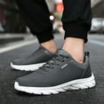 thumbnail image 3 of Dakaela Fashion Sneakers for Men Waterproof Running Tennis Shoes Gym Workout Casual Shoes Grey 10, 3 of 6