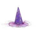 thumbnail image 2 of Halloween Baby Hats Decorative Props Roleplay Headdress Bow Caps Wizard HatToddler Hat Purple One Size, 2 of 3