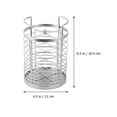 thumbnail image 4 of WRITWAA Home Kitchen Utensil Organizer Silver 1Pcs 6.5x4.3x4.3in, 4 of 6