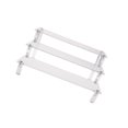 thumbnail image 1 of maskred Contemporary Acrylic Display Riser Stand Fashionable Perfume Cosmetics Holder for Decoration Clear 39.5x27.5x15cm 1Set, 1 of 6