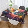 thumbnail image 5 of BZSMCE Square Tablecloth Garden Of Serenity Pattern Tableclothes, 5 of 9
