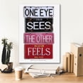 thumbnail image 5 of Epic Graffiti 'Klee One Eye Sees' by Gregory Constantine, Giclee Canvas Wall Art, 18"x26", 5 of 8