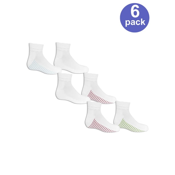 Girls Socks 12-14 Years Old Fruit Of The Loom Girls' Low Cut Socks 6 ...