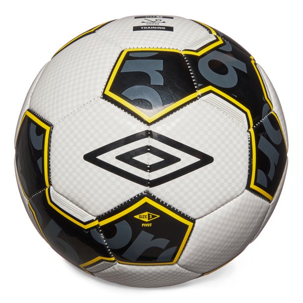 Umbro Soccer Ball Size 3 in Black, White, and Gold