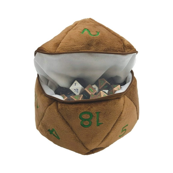 Ultra Pro d20 Plush Dice Bag - Feywild Copper and Green New