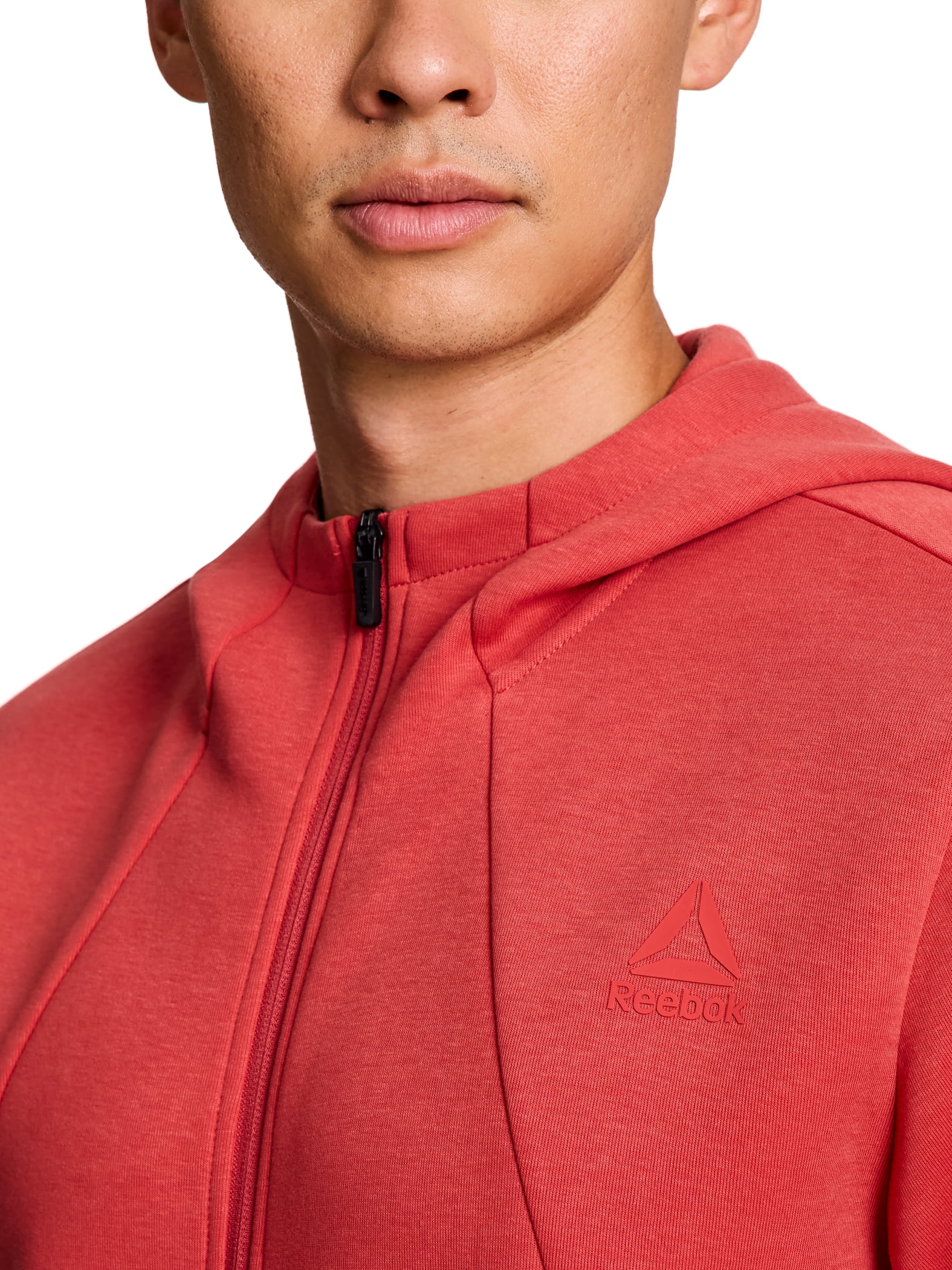 Reebok Men's and Big Men's Momentum Fleece Full Zip Hoodie, Sizes XS-5XL