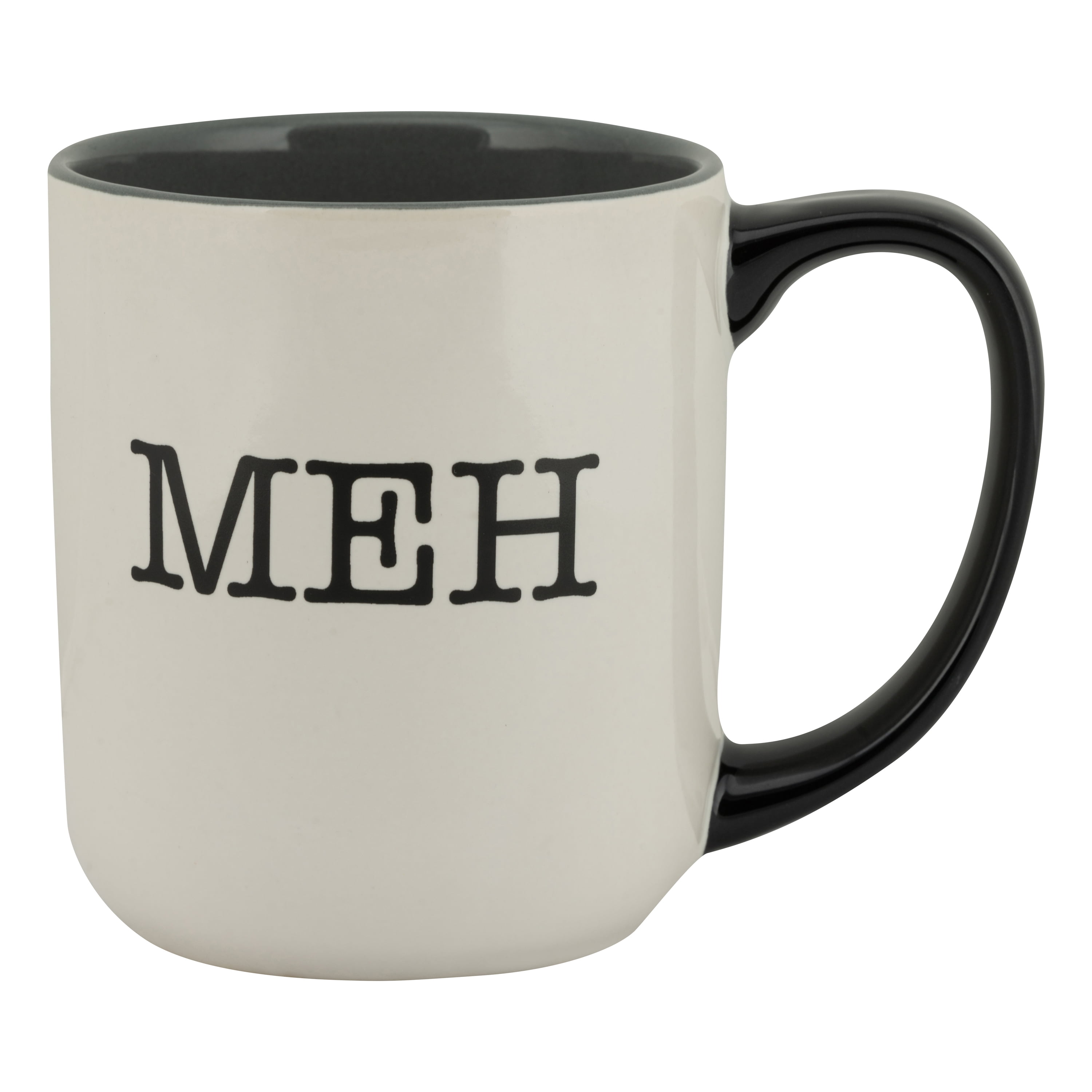Meh Gray Mug 17.5 oz